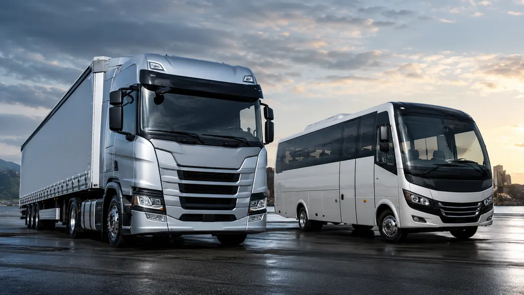 Caminhão e ônibus para linha diesel pesada
